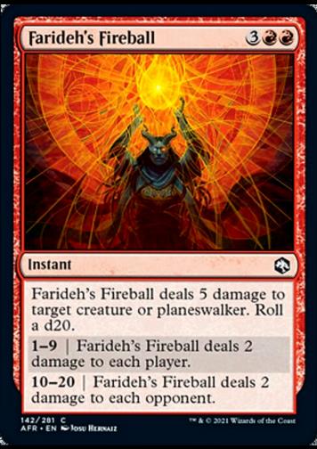 Farideh's Fireball (Faridehs Feuerball)
